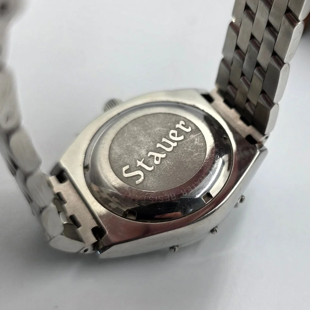 Stauer Graves 33 Automatic 27J Moonphase Triple Calendar Mens Watch 13372